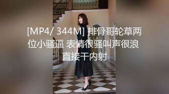 [MP4/ 344M] 排骨哥轮草两位小骚逼 表情很骚叫声很浪 直接干内射