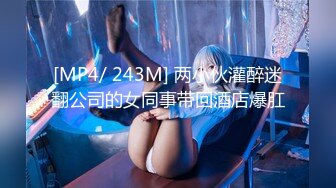 [MP4/ 243M] 两小伙灌醉迷翻公司的女同事带回酒店爆肛