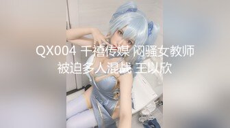 QX004 千禧传媒 闷骚女教师被迫多人混战 王以欣